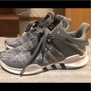 Kids adidas EQT tennis shoes grey